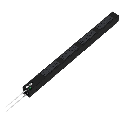 PDU Básico para Rack / 16 Salidas NEMA 5-20R / Entrada NEMA 5-15P / 15 Amp / 120 Vca / Montaje Vertical 0U / Cable 3 m (9.8 ft)