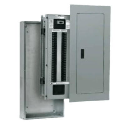 Tablero de alumbrado / 18 circuitos / Barras aluminio 250 A / Frente sobreponer / Sin zapatas principales