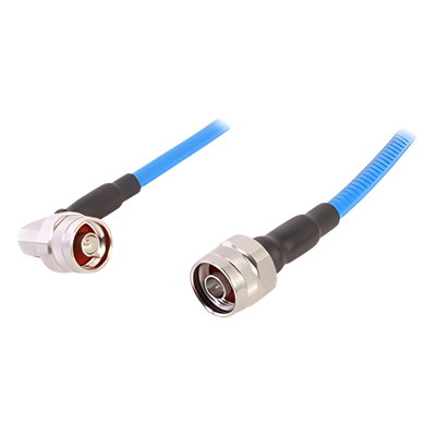Cable RF Coaxial Plenum / SSP-250-LLPL / 1/4″ (6.35 mm) / 1 m (3.28 pies) / N Macho a N Macho / Bajo PIM ≤-155 dBc / 0-6 GHz / Blindaje >100 dB