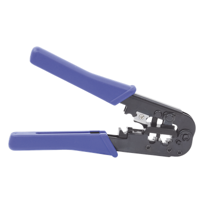 Pinzas para Terminación de Conectores / RJ45/RJ11/RJ12 / Cable UTP Cat5/Cat5e / Diseño Ergonómico / Cable Telefónico Plano