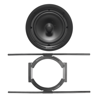 Bocina de Techo / 2 Vías / Woofer 6 in / Tweeter 1 in / 90 W / 90 dB / 52 Hz – 20 kHz / Rejilla Sin Marco / Soporte para Techos Suspendidos