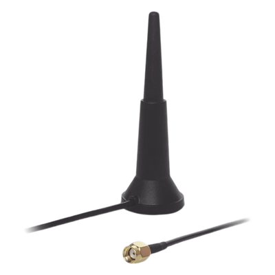 Antena WiFi Doble Banda / 2.4-5.9 GHz / 3 dBi / RP-SMA / 1.5 m (4.9 ft) / Magnética