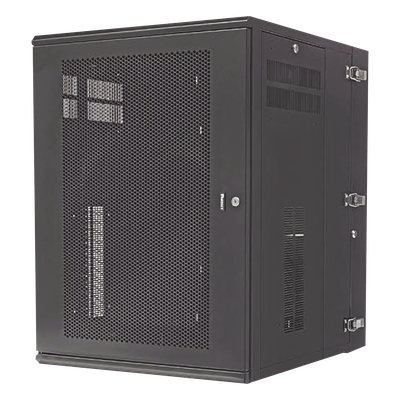 Gabinete de Montaje en Pared / 19in / 18 UR / 30in Profundidad / Puerta Ventilada / 300 lb Capacidad