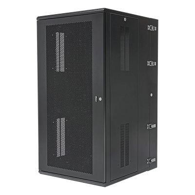 Gabinete de Montaje en Pared / 26 UR / 19in EIA / 762mm (2.5ft) Profundidad / Puerta Ventilada / Acero