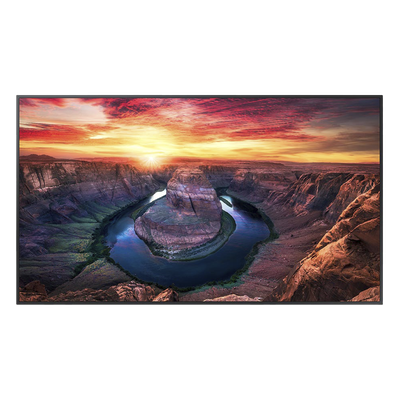 Pantalla Profesional LED / 65″ / UHD 4K 3840x2160p / 500 Nits / Operación 24/7 / IP5X / Tizen 7.0 / Wi-Fi y Bluetooth