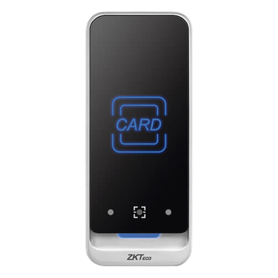Lector de Código QR y Proximidad / IP65 / Carcasa Metálica / Wiegand 26 Bits / RS485 OSDP / 125 kHz / 16.4 ft
