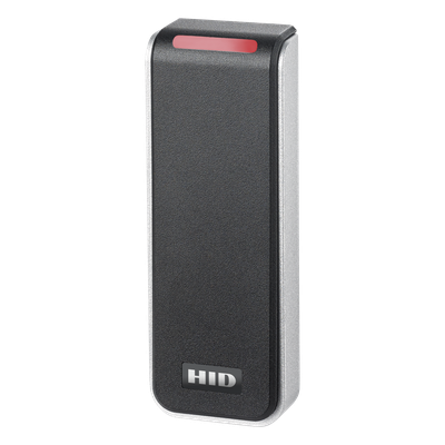 Lector de Control de Acceso Multitecnología / SEOS / iCLASS / MIFARE / Wiegand y OSDP / 12 VCC / Montaje Compacto