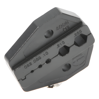 Mordaza para Plegar Conectores de Anillo / 5 Cavidades Intercambiables / Cables RG-58/U, RG-59/U, RG-142/U, RG-8/X / 0.052″ a 0.255″