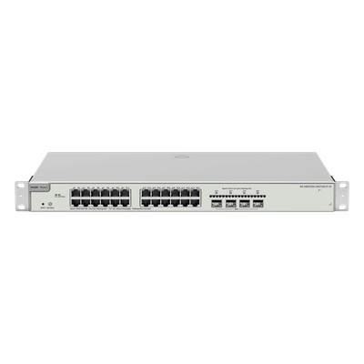 Switch Administrable Capa 3 / 24 Puertos Gigabit PoE+ / 4 SFP+ 10Gb / 370W PoE / 128 Gb/s
