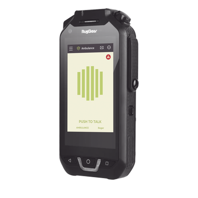 Radio PoC LTE / MCPTT / Botón PTT y Selector Dedicado / Altavoz 105 dB / IP68 y MIL-STD-810H / Batería 5000 mAh