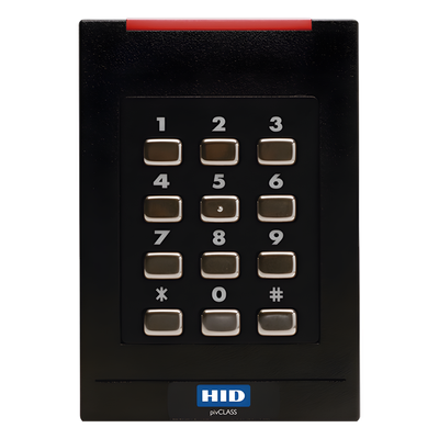 Lector de Acceso con Teclado / Multiformato Proximidad / iClass SEOS 1 cm / MIFARE DESFire / Bluetooth / Wiegand / 5-16 VDC