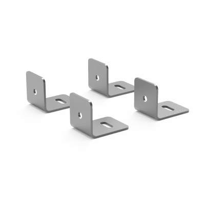 Bracket para Barra de Estribo / Policía Interceptor / Acabado Antirreflectante / Kit de Instalación