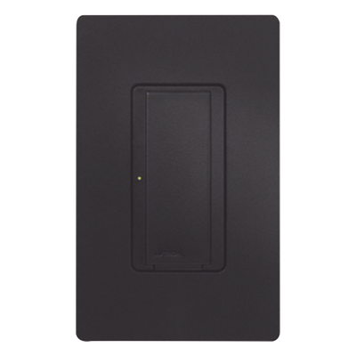 Switch Electrónico de Pared / Doble Voltaje 120-277 V / Sin Neutro / 8 A Iluminación / 1/10 HP / RF 431-437 MHz / Multilocación