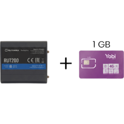 Router Celular Industrial / 4G LTE Cat 4 150 Mbps / Wi-Fi 2.4 GHz / 2 Puertos Ethernet / Operación -40°C a 75°C / Gestión RMS