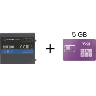 Router Celular Industrial / 4G LTE Cat 4 150 Mbps / Wi-Fi 2.4 GHz / Operación -40°C a 75°C / 2 Puertos Ethernet / Gestión RMS