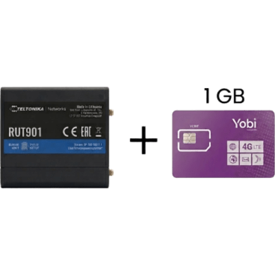 Router Celular Industrial / 4G LTE Cat 4 / 150 Mbps / Wi-Fi 2.4 GHz / Doble SIM / 4 Puertos Ethernet / -40°C a 75°C (-40°F a 167°F)