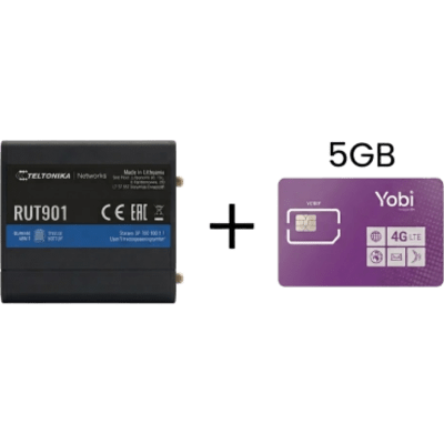 Router Celular Industrial / 4G LTE Cat 4 / 150 Mbps / Wi-Fi 2.4 GHz / 4 Puertos Ethernet / -40°C a 75°C / Gestión RMS Remota