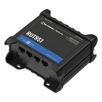 Router Industrial 4G LTE / Cat 4 150/50 Mbps / Dual SIM / Wi-Fi 4 802.11b/g/n / 4 Puertos Ethernet 10/100 Mbps / VPN Múltiples Protocolos