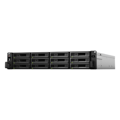 Unidad de Expansión NAS / 12 Bahías / SATA 3.5″ y 2.5″ / Intercambio en Caliente / Expansión RAID en Línea / Fuentes Redundantes Opcionales