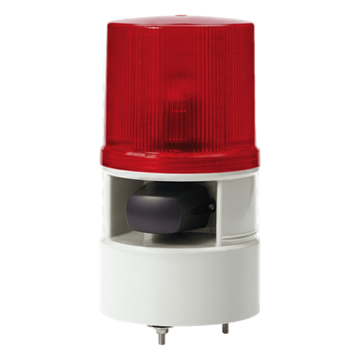 Luz de Advertencia LED / Bocina 105 dB / 12.5 cm (4.9 in) / 12-24 VCD / 4 Modos de Destello / -30°C a +50°C