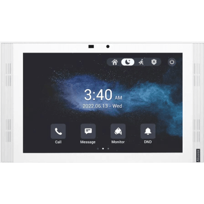 Monitor Táctil IP / 10″ IPS LCD / Android 12 / Wi-Fi 6 / PoE 802.3af / 8 Entradas de Alarma / SIP / Gestión Cloud