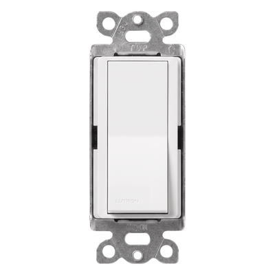 Interruptor de Paso 3 Vías / 120/277 V / 15 A / Iluminación y Motores / Paleta Grande / Blanco