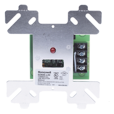 Módulo Aislador de Lazo SLC / 32V DC / Consumo 0.092 mA / Temperatura 0-49°C / UL Listed / Montaje Caja Eléctrica Estándar