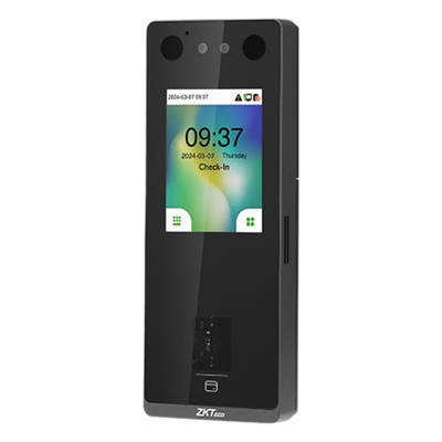 Terminal Biométrica IP / Pantalla 2.8″ / 3,000 Rostros / 6,000 Huellas / IP65 / Video Intercom SIP / ONVIF / Anti-Fraude