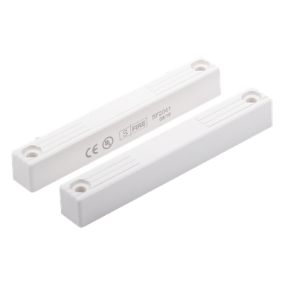 Contacto Magnético para Puertas y Ventanas / GAP 70 mm / Perfil Delgado / Operación NC / 12 VCC