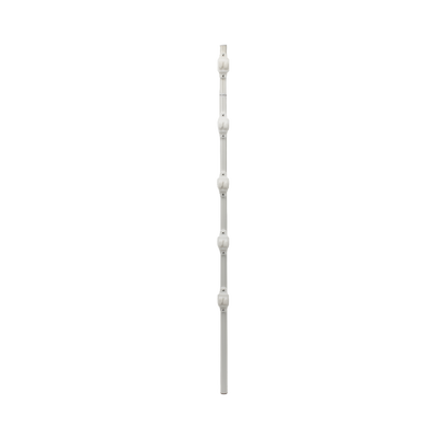 Poste de Paso para Cerca Eléctrica / Acero Galvanizado en Caliente / 5 Aisladores / Longitud 1.2 m (3.9 ft) / Diámetro 25 mm (1 in) / Peso 0.92 kg