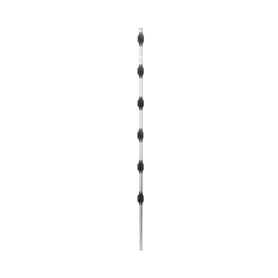 Poste de Paso para Cercas Eléctricas / Tubo de Acero Galvanizado / 6 Aisladores / Longitud 1.4 m (4.6 ft) / Diámetro 25 mm (1 in) / Sin Pintura