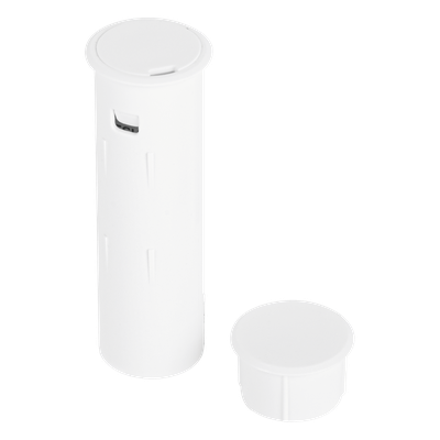 Sensor Magnético Inalámbrico / Empotrable Invisible / Gap 2.54 cm (1 in) / Frecuencia 345 MHz / Batería 5 Años / Diámetro 1.9 cm (0.75 in)