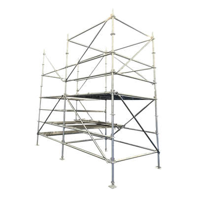 Andamio / Sistema Modular de Estructura Metálica / Hasta 6 m (19.7 ft) de Altura / Conexión por Cuñas / Acero Q355B-Q235B-Q195B