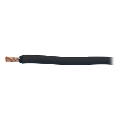 Cable Eléctrico THW-LS / 4 AWG / 19 Hilos / 100 m (328 ft) / Cobre Suave / Negro / Intemperie