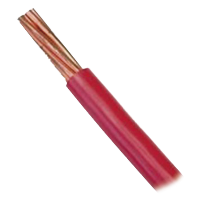 Cable Eléctrico THW-LS / Calibre 4 AWG / 19 Hilos de Cobre / Aislamiento 1.52 mm / 100 m (328.1 ft) / Color Rojo / 90 °C Seco / Aprobado CT