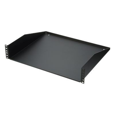 Charola para Rack / 19″ / 2 UR / Carga 30 kg (66 lb) / Acero / Profundidad 385 mm