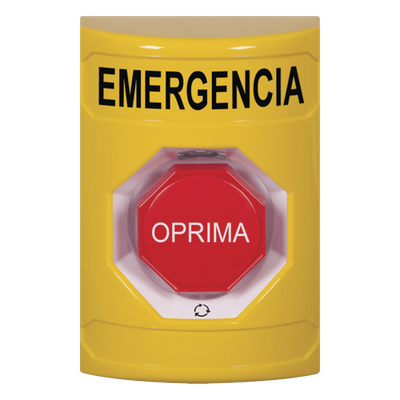 Botón de Emergencia Multifuncional / Acción Mantenida / LED Multicolor / UL/cUL/ADA / Diseño Antivandálico / Uso Interior-Exterior
