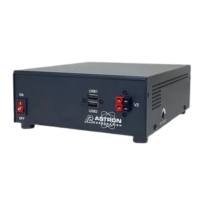Fuente de Alimentación Conmutada / Salida 13.8 Vdc / 20 A Continuos / Pico 25 A / 2 Puertos USB 5.2 V / Entrada Universal 100-240 Vca