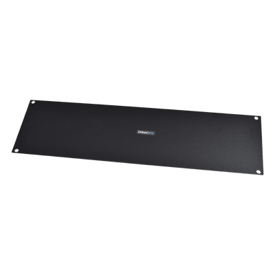 Tapa Ciega / Rack 19in / 3UR / Acero Cal. 14 / Pintura Electroestática Negra / 0.95 kg