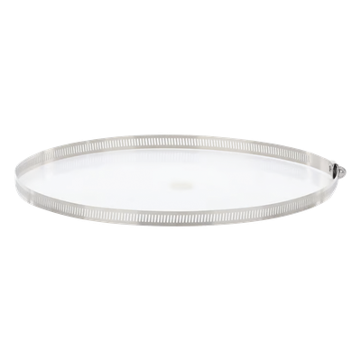 Abrazadera Sin Fin / Acero Inoxidable 304 / Ajustable 152-254 mm (6-10 in) / Ancho 12.5 mm / ISO 9001:2015 / Paquete 10 pzas