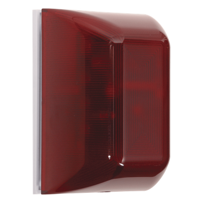 Minicontrolador Audiovisual / Alertas Visuales y Audibles / 32 Sonidos / 8 Patrones LED / Color Rojo