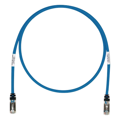 Patch Cord Cat6A / Blindado S/FTP / CM/LS0H / 0.91 m (3 ft) / 26 AWG / 500 MHz / PoE 2500 ciclos