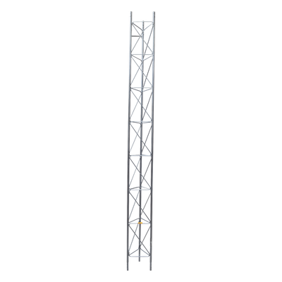 Tramo de Torre Arriostrada / 3 m (9.8 ft) de Longitud / 35 cm de Ancho / Galvanizado Electrolítico / Resistencia Viento 200 km/h / Carga 350 kg / Zonas Secas