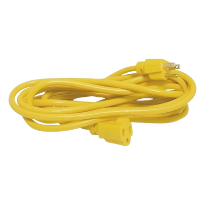 Extensión Eléctrica de Uso Rudo / 2.4 m (7.9 ft) / 127 VCA / 10 A Máximo / Calibre 16 AWG / NEMA 5-15R / Aterrizada