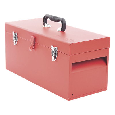 Caja de Herramientas Metálica / Doble Cerradura / 54 x 26 x 28.5 cm / Carolas Modulares / 1598 pulg³ / Recubrimiento Electrostático