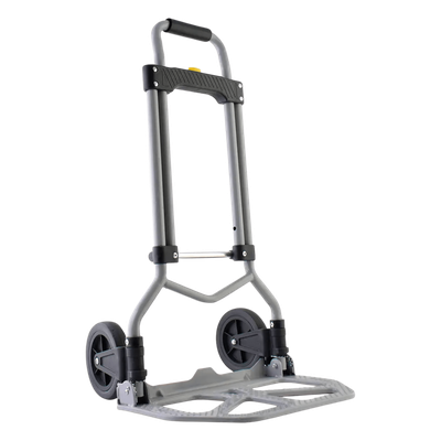 Diablo Plegable / Capacidad 60 kg / Base Acero Antiderrapante / Jaladera Hule Espuma / Llanta Hule Duradera / Despliegue Rápido