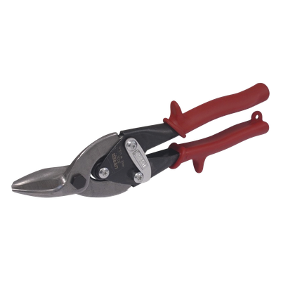 Tijera de Aviación / Corte Izquierdo / Acero Calibre 20 / Longitud 10″ (25.4 cm) / Mango Ergonómico / Bloqueo de Seguridad