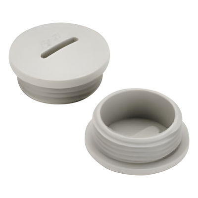 Tapón Roscado para Caja Cuadrada / 1″ NPT / Aluminio Inyectado / Acabado Epoxy-Poliéster / UL 514A / CSA C22.2 No. 18-92 / IP para Intemperie
