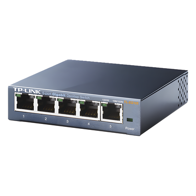 Switch / 5 Puertos Gigabit / 10/100/1000 Mbps / No Administrable / 7.4 Mpps / 3.94×3.86×0.98 in