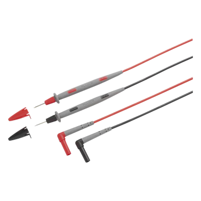 Puntas de Prueba para Multímetro / CAT IV 600 V / CAT III / Aislamiento de Silicona / Conector Banana 4 mm / WearGuard